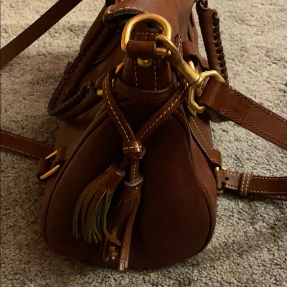 Dooney & Bourke Florentine Leather Satchel - Picture 5 of 9